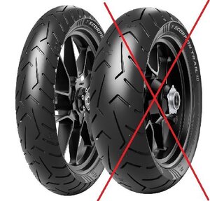 ※フロント用 片側のみ PIRELLI SCORPION TRAIL III ピレリ スコーピオントレイル3 120/70ZR17 58W TL 品番:4328900 　　