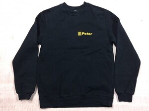 EDEKA Peter アメカジ ユーズド 企業もの 90s オールド レトロ 古着 スウェット トレーナー メンズ 紺