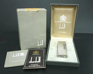 M≪大関質店≫ジャンク dunhill ダンヒルライター ローラー式ガスライター RL1302 シルバー 銀色 未着火