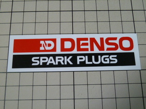 希少 正規品 ND DENSO SPARK PLUGS ステッカー 当時物 です(100×29mm) 日本電装 デンソー スパークプラグ