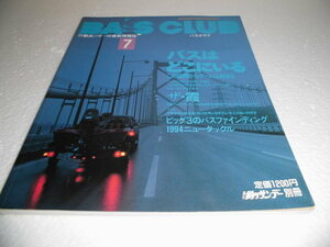 貴重　雑誌　釣りサンデー別冊　BASS　CLUB　７　バスクラブ　１９９４　バスフィッシング　全162ぺージ　ザ霞　