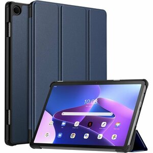 Lenovo Tab B10 3rd Gen ケース 対応 軽量 薄型 傷防止 手帳型保護ケース Indigo 660