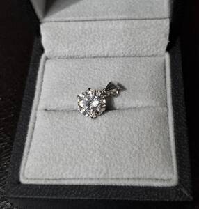 ※純正プラチナ900※【7mmペンダントトップ◆2.36ct