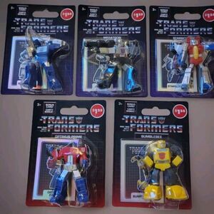 Transformers Micro Figures 5 Pc With Card 海外 即決