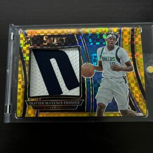 【激レア!限定10枚!】Olivier-Maxence Prosper 2023-24 RC Panini Select Rookie Jersey Gold Prizm /10 NBA ルーキー Mavericks Dallas 