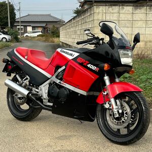 カワサキ　GPZ400R ZX400D フルカウル　書類付き　希少　実動　人気　現状車　レア　低走行　レーサー　検) ZXR GPZ CBR FZR 