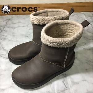 ★【 crocs 】★インナーボア キッズ レインブーツ★サイズ J4(22)