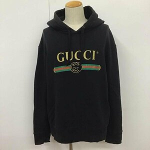 GUCCI M グッチ パーカー 長袖 長袖パーカー フード付きパーカー プリントスウェット トレーナー Hooded Sweatshirt Hoodie 10110413