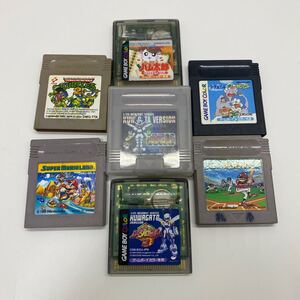 【A8】ゲームボーイ ソフト GAME BOY ソフトのみ　7点 タートルズ2 スーパーマリオランド メダロット ハム太郎 TURTLES Nintendo 任天堂