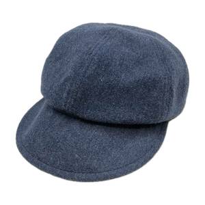 FURLA フルラ キャスケット 帽子 ブルー系カラー サイズS〜M 店舗受取可