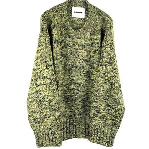 JILSANDER(ジルサンダー) PLUS WOOL CREWNECK KNIT TOPS (green)