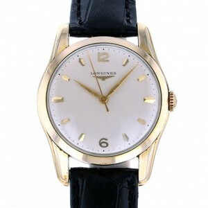 ロンジン LONGINES シルバー文字盤 中古 腕時計 メンズ