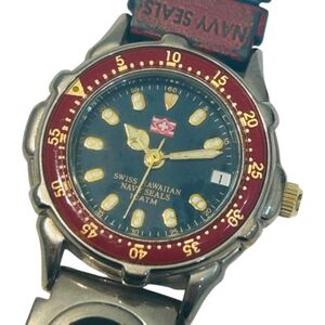 【SWISS HAWAIIAN/スイスハワイアン】クオーツ NAVY SEALS 10698-96816 HONOLULU 腕時計★