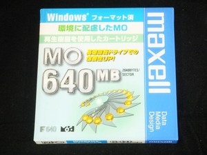 【未使用】 マクセル maxell 【未開封】MOディスク 640MB Windowsフォーマット MA-M640.WIN.B1E