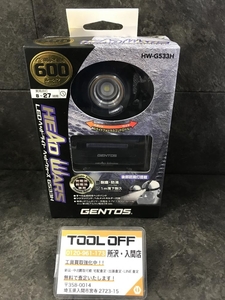 009▼未使用品▼GENTOS ヘッドライト HW-G533H