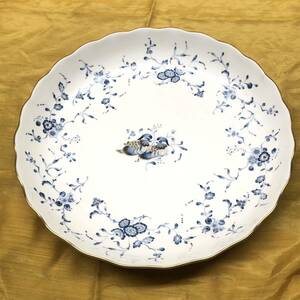 未使用品☆NARUMI ナルミ なつみ 金彩 大皿 盛皿 プレート ボーンチャイナ 直径約30cm