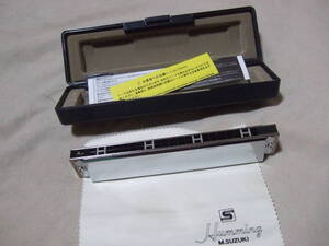 ☆中古　SUZUKI Humming Tremolo harmonica 　Am　送料込み