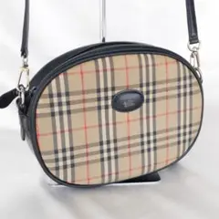 BURBERRY バーバリー ショルダーバッグ ノバチェック ラウンド型