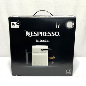 ▽NESPRESSO ネスプレッソ inissia イニッシア C40　本体のみ　2016年製　未使用・保管品▽012344