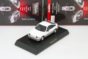 京商 1/64 ホンダ CR-X ホワイト ホンダ ミニカー コレクション1 Kyosho 1/64 Honda CR-X white