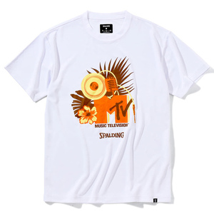 スポルディング Tシャツ MTV ハワイナス(メンズ) L ホワイト #SMT22051M SPALDING 新品 未使用