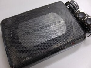 【中古品・現状販売】Pioneer パイオニア カロッツェリア TS-WX120A 20cm×13cm パワードサブウーファー ウーハー