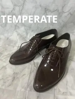 TEMPERATE テンパレイト レインシューズ 晴雨兼用 マニッシュ シューズ