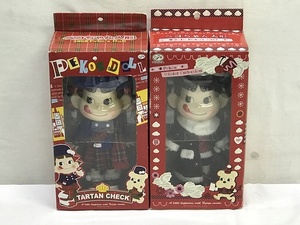 カメ)【未開封/箱痛み有】ペコちゃん人形 2008 Peko’s Doll タータンチェック / 2010 Winter Collection 2点 ◆T2410006 MK07B