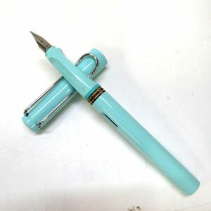 未使用保管品 LAMY/ラミー 万年筆 L36BM-F サファリ パステルブルーマカロン　FP