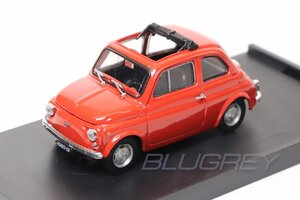 ブルム 1/43 フィアット 500 R アペルタ 1972 コーラルレッド チンクエチェント BRUMM FIAT 500R 1972 APERTA ROSSO ミニカー