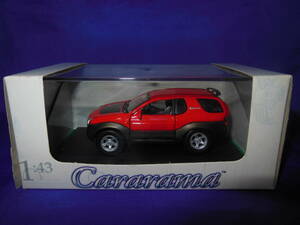 1/43　いすゞ　ビークロス　ISUZU　VEHICROSS　赤　1999年　CARARAMS　Hongwell