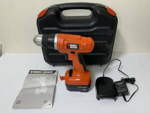 BLACK&DECKER ブラックアンドデッカー コードレスドリルドライバー EPC12 電動工具 DIY 中古 現状品 szlp