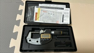 ミツトヨ MDE-25MX カンタマイク デジタルマイクロメータ Mitutoyo 美品 測定機・ノギス 箱付き