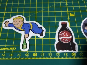 5種セット【フォールアウト/fallout】ヴォルトボーイ、ヌカコーラ、ステッカー、シール