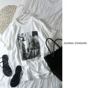 2023SS☆ジャーナルスタンダード JOURNAL STANDARD☆洗える 綿100% NY PHOTO Tシャツ☆A-O 3715