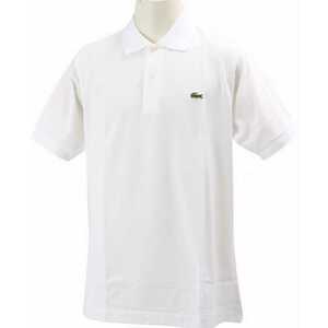 ラコステ メンズ L.12.12 ポロシャツ(無地・半袖) L(5) ホワイト #L1212LJ-99-001 LACOSTE 新品 未使用