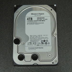 【検品済み】WD 4TB HDD WD40EURX (使用9820時間) 管理:レ-53