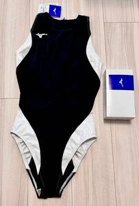 MIZUNO ミズノ レディース 競泳水着 水球 ブラック × ホワイト 2XLサイズ N2JQ826000【新品未使用品】
