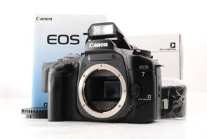 未使用保管品 デッドストック 動作品 キャノン Canon EOS 7 イオス ボディ AF 一眼レフ フィルムカメラ 箱 取説付 管K9155