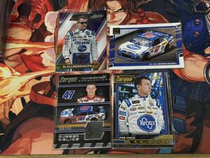 Panini TORQUE Absolute Donruss Racing AJ ALLMENDINGER レリック シリアルカード 4枚セット NASCAR ナスカー Race-Used Tire