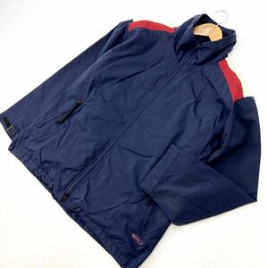 クイックシルバー ☆ Quiksilver ナイロンジャケット ネイビー レッド M シンプルなデザイン◎ 着回ししやすいカラー♪ アウトドア■S193