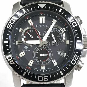 美品 CITIZEN シチズン PROMASTER プロマスター 腕時計 PMP56-3051 Eco-Drive エコドライブ 電波ソーラー クロノグラフ