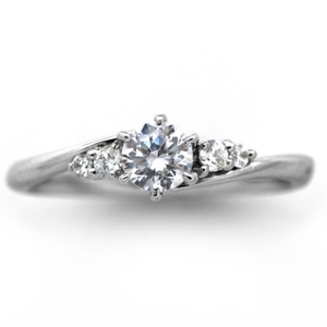婚約指輪 安い ダイヤモンド リング プラチナ 0.5カラット 鑑定書付 0.531ct Dカラー IFクラス 3EXカット H&C CGL 通販