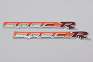 【新品未使用】日産　純正　シルビア　S15　スペックR　サイドエンブレム　SPEC R　左右2個セット　パーツ　NISSAN 