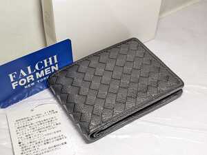 未使用長期自宅保管 牛革 Falchi New York (ファルチニューヨーク)ファルチ ニューヨーク FALCHI NEW YORK サイフ 財布 小銭入れ 牛皮