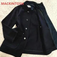 MACKINTOSH マッキントッシュ ステンカラーコート ウール ネイビー