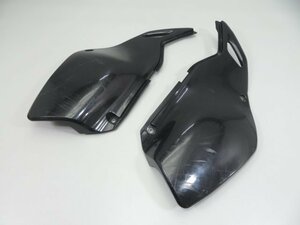 Dトラッカー/LX250E 純正 外装 左右 サイドカウル/サイドカバー 黒/ブラック 実動車外し 検 ノーマル カスタム KLX250 250SB