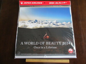 ※未使用／未開封■JAL壁掛カレンダー■A world of beauty 2024 ■普通判■