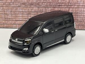 即決有★プルバックカー LED トヨタ TOYOTA ヴォクシー VOXY ブラック 黒 70系★ミニカー 点灯確認済◎