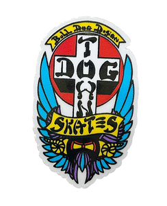 Dogtown Skateboards (ドッグタウン) ステッカー シール Sticker DT Bull Dog 70s 2 Blue スケボー SKATE SK8 スケートボード